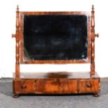 A Victorian mahogany dressing table mirror