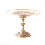 An Empire Revival Tazza, L Oudry & Cie, diameter 24cm.