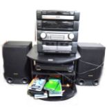 An Aiwa audio stack system, ...