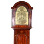 Thomas Willis, Felton, No.17, and inlaid mahogany longcase clock