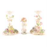 A Meissen porcelain novelty scent bottle, ...