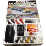 Scalextric slot car racing World Championship set