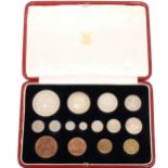1937 George VI proof set of coins