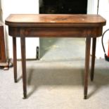 WITHDRAWN - A George III mahogany tea table,