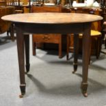 A scrub mahogany breakfast table, ...