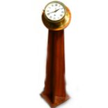 A brass cased ship's clock, ...