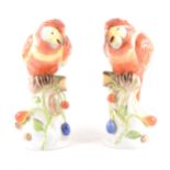 Two Herend models of Parrots, ...