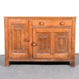 Modern oak small sideboard