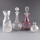A quantity of glass, including Waterford and Royal Brierley.