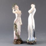 Two Royal Worcester figures, from the Seasons series