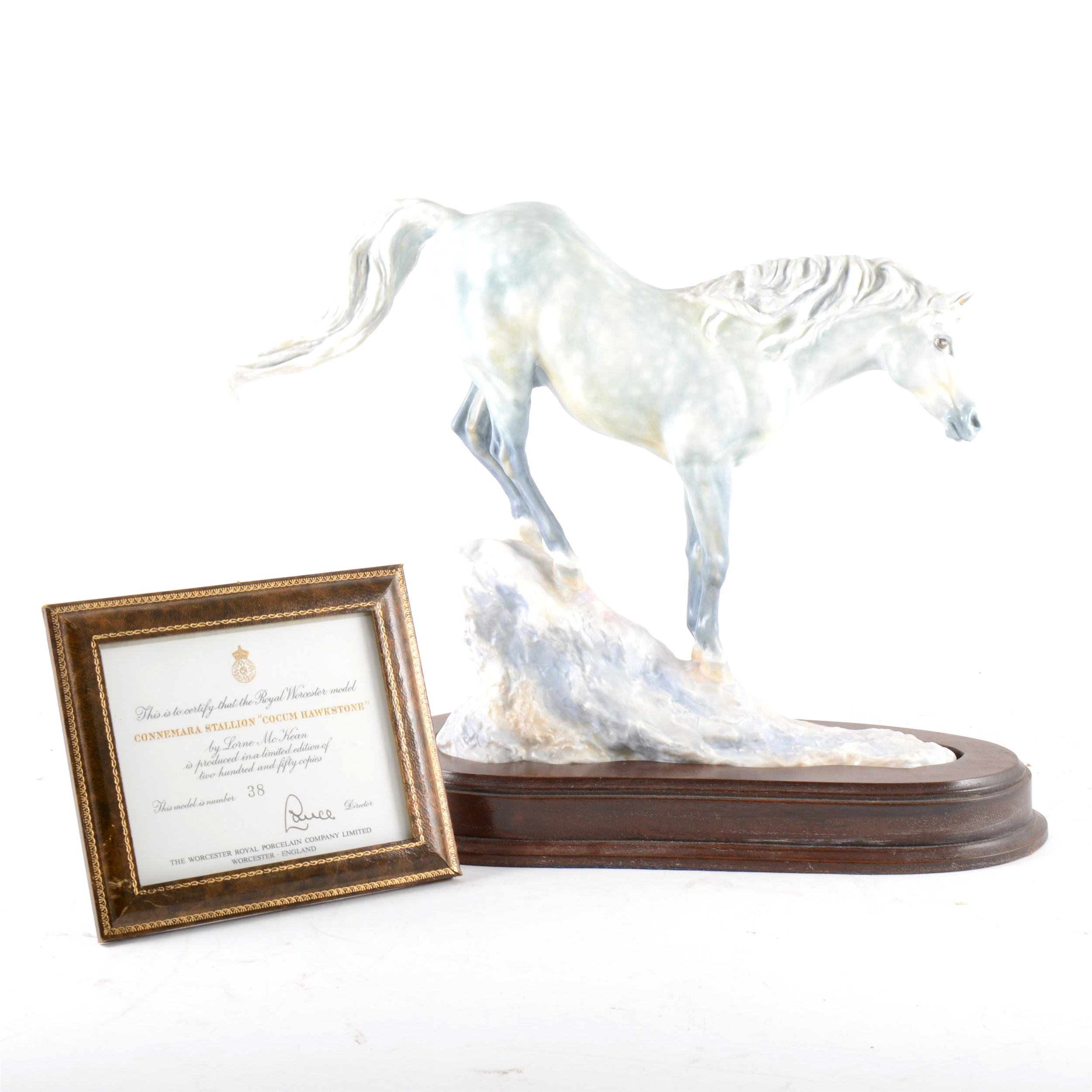 A Royal Worcester model of Connemara Stallion "Cocum Hawkstone"