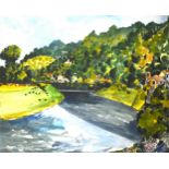 Rigby Graham, Tintern, watercolour