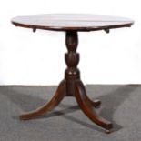 George III oak country made occasional table
