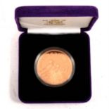 Royal Mint 2006 Her Majesty Queen Elizabeth II Eightieth Birthday gold proof Crown