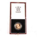 Royal Mint 1998 UK gold proof Sovereign