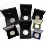 Royal Mint silver Commemorative silver Medals