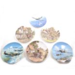 A quantity of limited edition collectors' plates, including Royal Doulton "Heroes of the Sky"