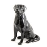 A Beswick Fireside model, Black Labrador, ...