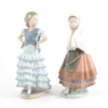 Two Lladro figures, ...