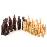 Resin chess set