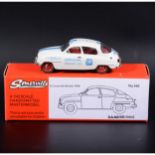 Somerville 1:43 scale white metal model; a rare no.146 Saab 96 (1960) with 'Official Sebring Car'