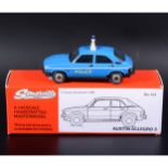 Somerville 1:43 scale white metal model; no.143 Austin Allegro 3, blue with 'Police' transfers,