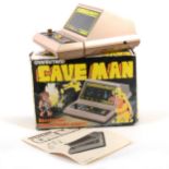 Cave Man by Grandstand table top mini arcade electronic game, boxed with instructions.