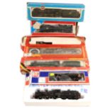 Seven OO gauge model railway locomotives