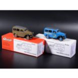 Somerville 1:43 scale white metal models; two no.SS2 Ford 'Special' Utilecon, in brown and 'Silver