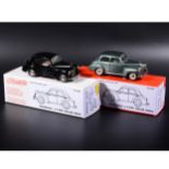 Somerville 1:43 scale white metal models; two no.149 Vauxhall Velox, in black with 'Police' decal,