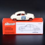 Somerville 1:43 scale white metal model; a rare no.144 Saab 93A with 'Saab' transfers, boxed.
