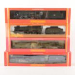 Four Hornby OO gauge model railway locomotives, including 'Lady Patricia'