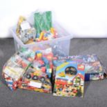 Vintage Lego; a collection of loose parts/brick from Lego Space, Castles etc.