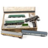OO gauge model railways; mostly Tri-ang and Hornby trains