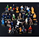 A set of twenty eight metal railway figures, cast from Frank Hornbys' original moulds cast and hand