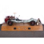 An engineering scale model of a car, by by HOHM for Tecquipment of Nottingham.