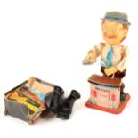 Vintage toys and games, including Monopoly, Charley Weaver Bartender etc.