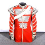 Scots Guards Drummers tunic, red with pouch.