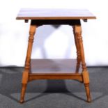 An Edwardian mahogany occasional table, ...
