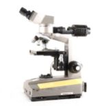 Olympus BH microscope with power supply.