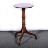 A Victorian mahogany tripod table, ...