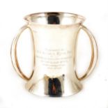 A silver presentation cup, Atkin Brothers, Sheffield 1903.