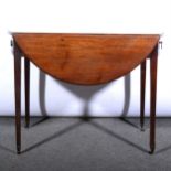 A George III mahogany Pembroke table, ...