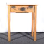 A beechwood school desk, ...