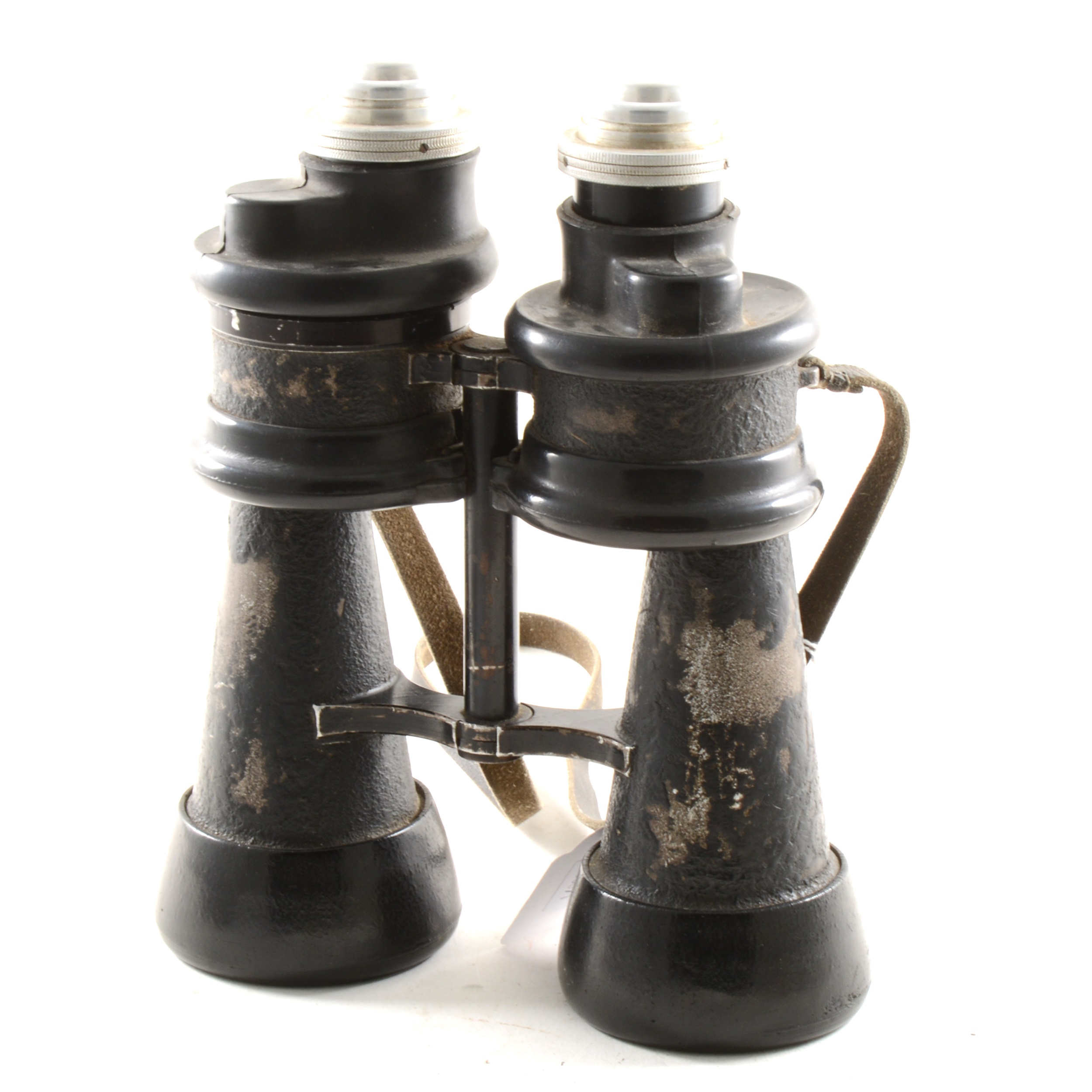 A pair of World War II German U boat binoculars,
