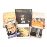 Churchill books and ephemera, including History of the English Speaking Peoples, etc