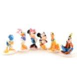 Six Royal Doulton 'The Mickey Mouse Collection' figures, all boxed.