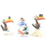 Three Royal Doulton Guinness models, ...