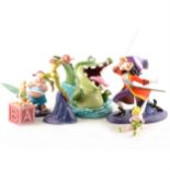 Classic Walt Disney Collection figures and stands,