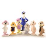 Seven Beswick 'Top Cat Collection' figures, all boxed.